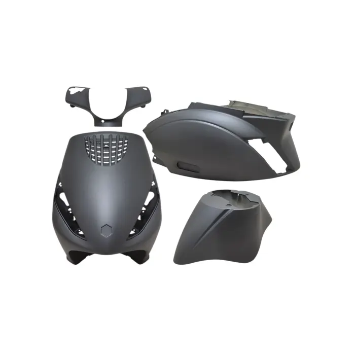 Carénage Power1 gris mat titanio modèle original titan 4 pièces zip2000