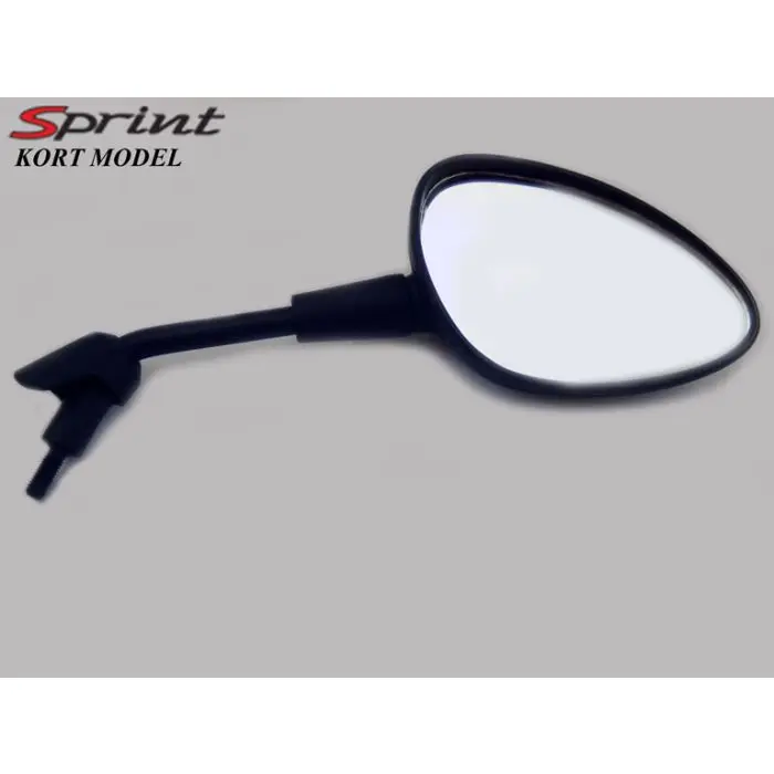 Kurzer Rückspiegel Vespa rechts schwarz matt sprint