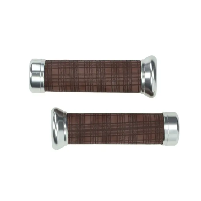 Poignées Power1 rétro universel modèle diamant marron