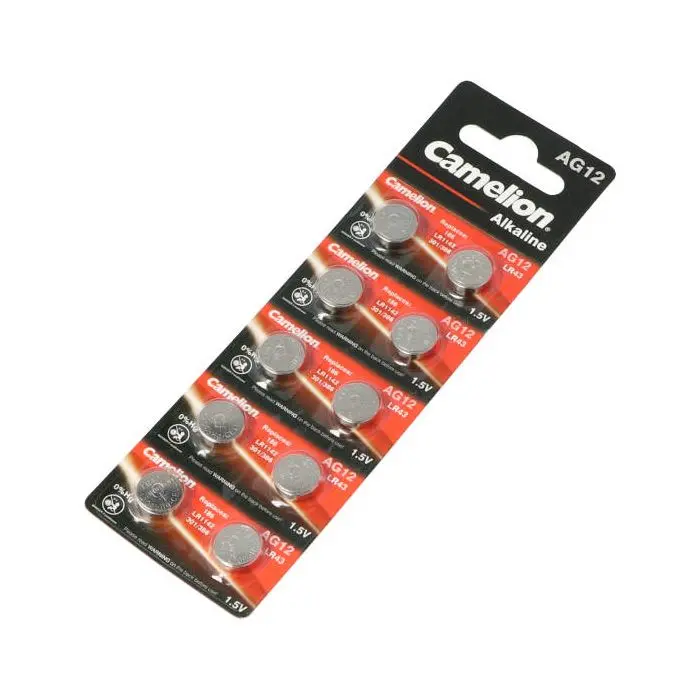 Batterie Camelion LR43 1,5V pile bouton 10 unités