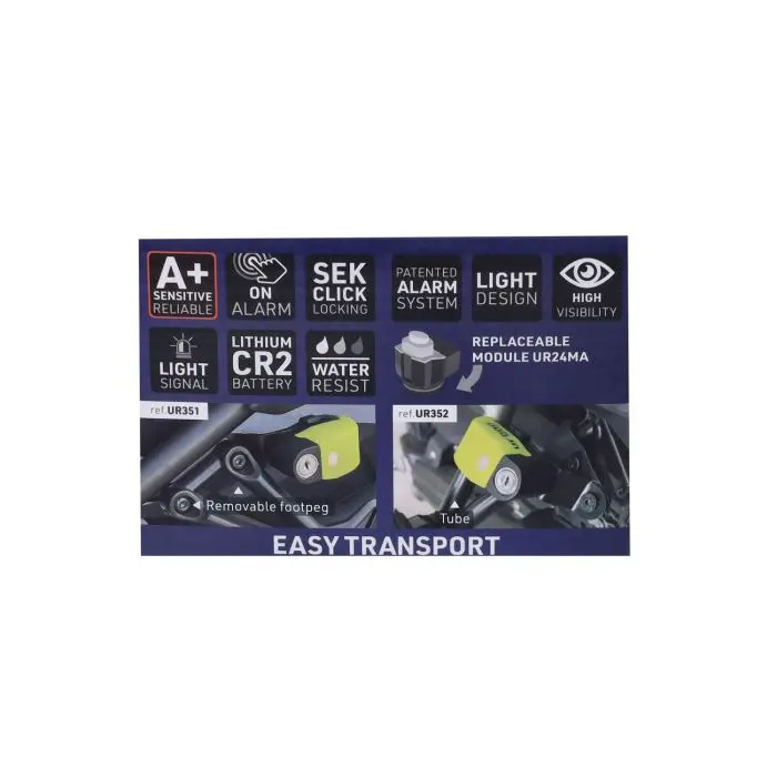 Artago Scheibenblocker Alarm Ton und Licht 6 mm UR6 — Ansicht 3