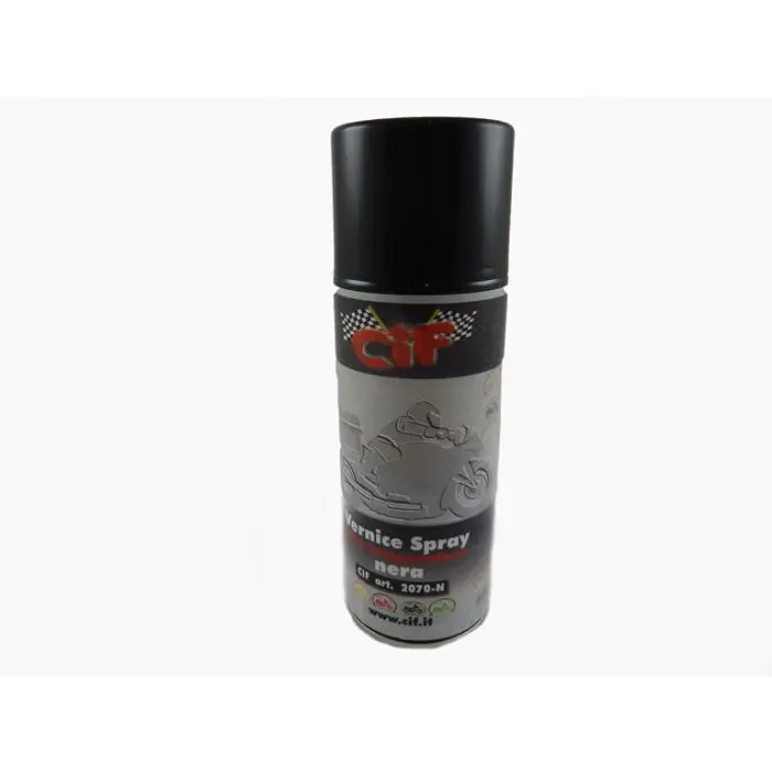 Bombe de peinture CIF résistant à la chaleur 400 ml noir mat