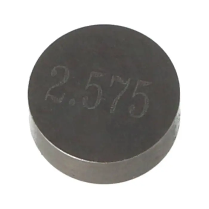 Pastilhas calibradas de válvulas 2,575 mm Piaggio 4T-4V