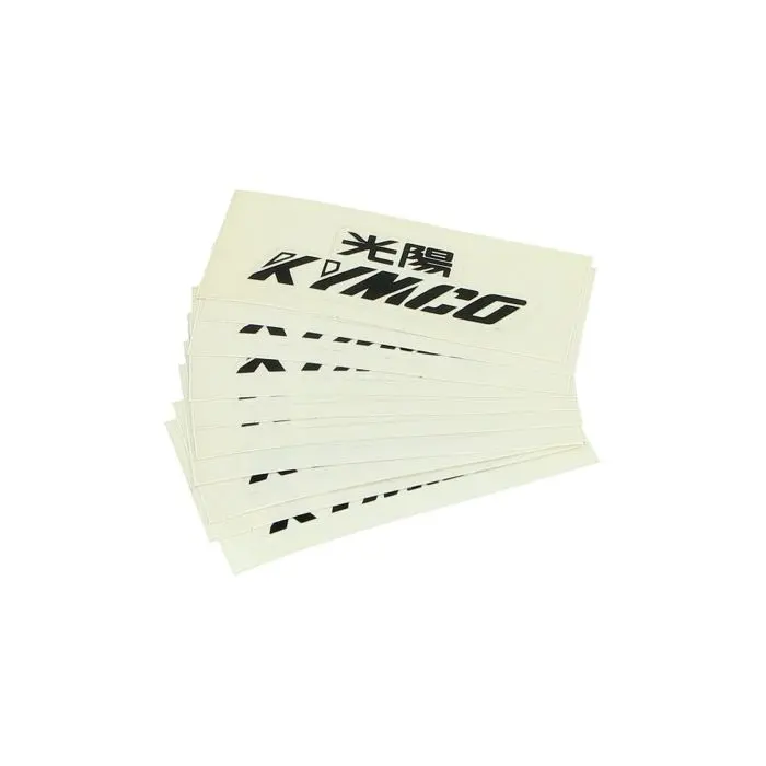 Kymco 단어 스티커 8 cm 블랙