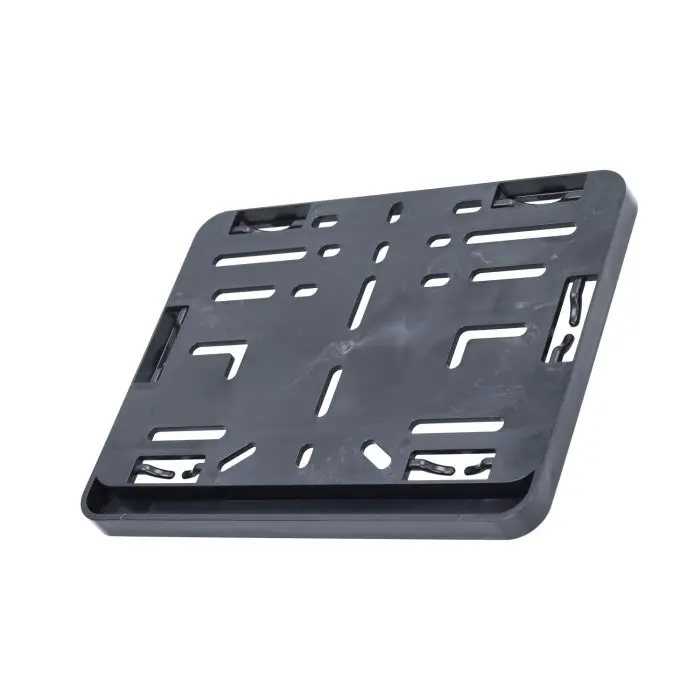 Support plaque d'immatriculation moto noir