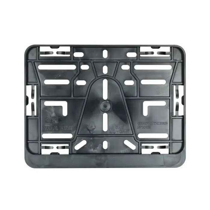 Support plaque d'immatriculation moto noir — vue 2