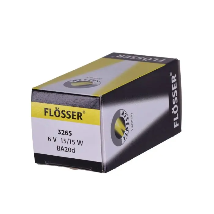 Flosser 6V 15/15W BA20 lempa