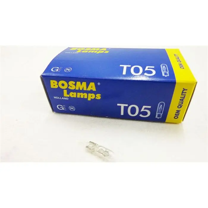 Λαμπτήρας Bosma 6V 1.2W T05 Wedge διαφανής