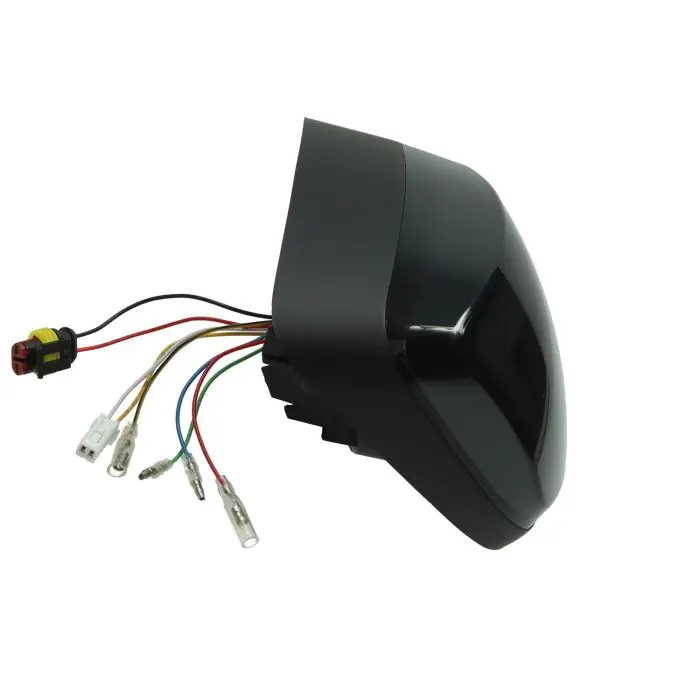 Achterlicht Power1 met LED richtingaanwijzer smoke zwart mat Primavera Sprint Euro 4/5 — zicht 3