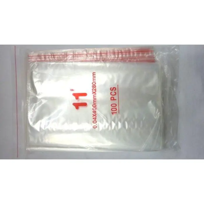 Her sluitbare plastic zakken grijpzak 280x400 100st