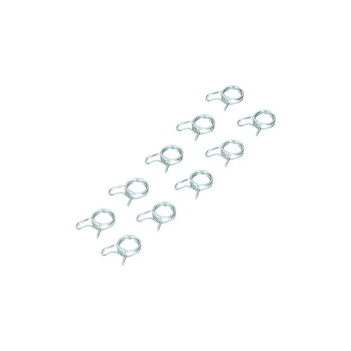 Colliers de serrage à oreilles tuyau essence 7x10 mm 10 pièces