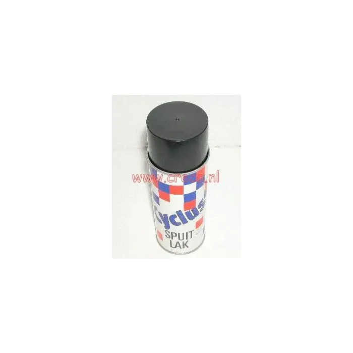 Bombe de peinture aérosol 400 ml noir brillant