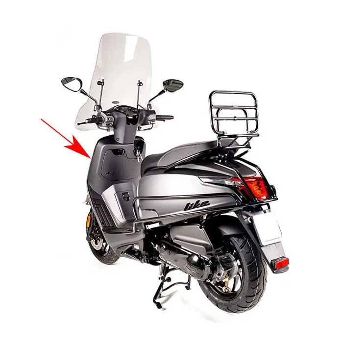 Bande décorative Kymco original protège-jambes gauche noir mat new like 64314-acc1-e10-66p