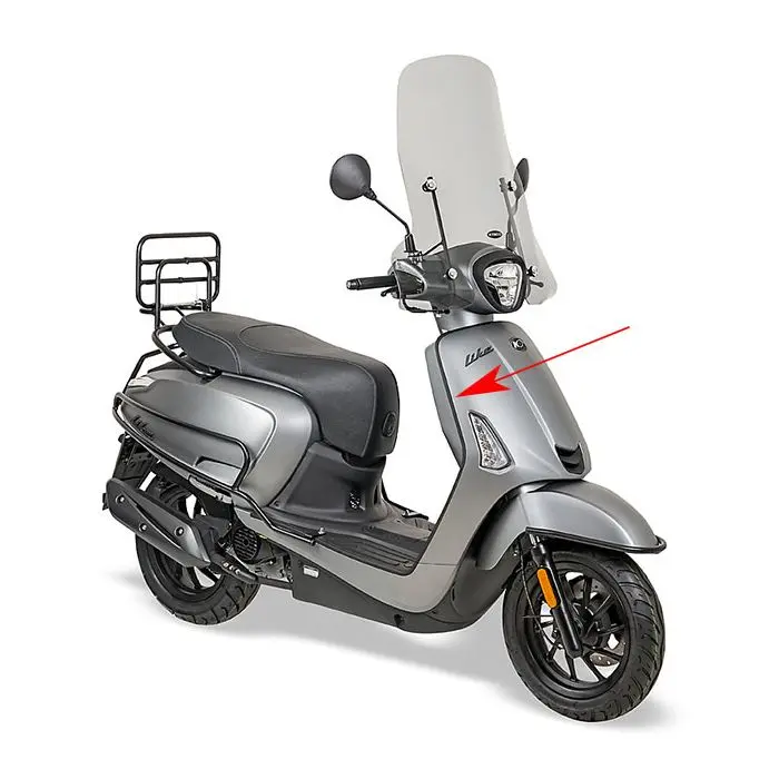 Декоративная накладка Kymco original защита ног правая матовый черный new like 64313-acc1-e10-66p