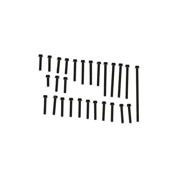 Kurbelgehäuse DMP Befestigungsschrauben Motorblock schwarz 27 Stk MB MT MTX