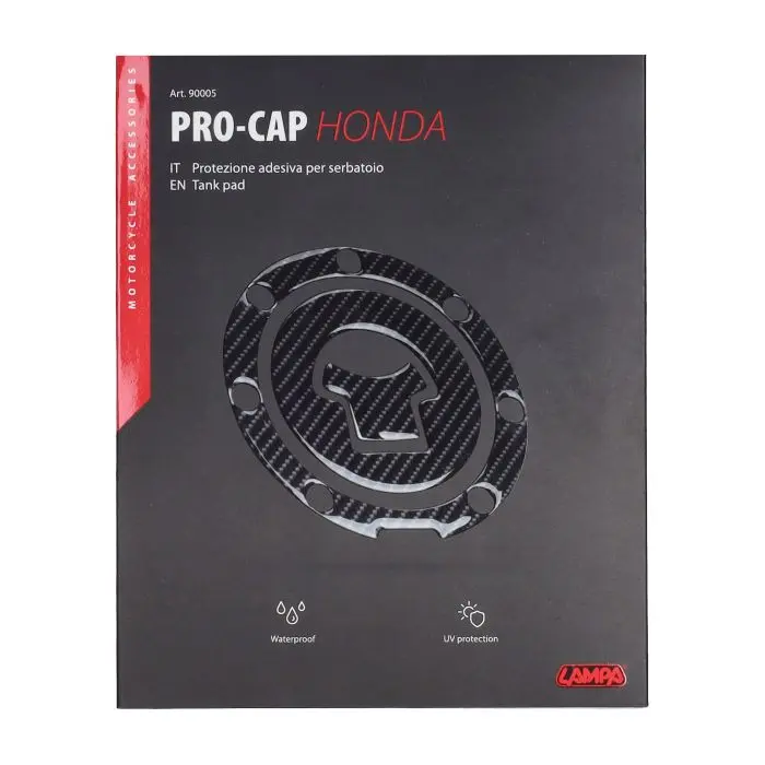 Стикер Lampa за капак на резервоар въглероден влакно honda 90005