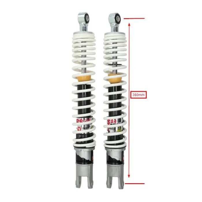Malossi shock absorber set 380 mm - Honda, MBK Kilibre, SH 125/150, Sym Joymax 300, Yamaha Versity XC 300
