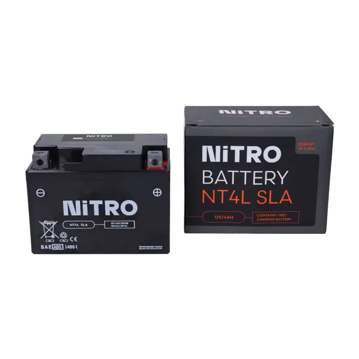 Batterie Nitro NT4L-BS/YT4L-BS Gel Piaggio LC — Ansicht 2