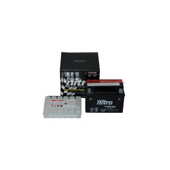Batterie Nitro NTX9-BS/YTX9-BS sans entretien Euro-2 Centro 4T Zip 4T