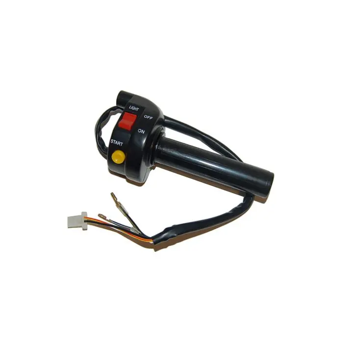 DMP スロットル + ユニバーサルスクーター用コンプリート方向指示器スイッチ