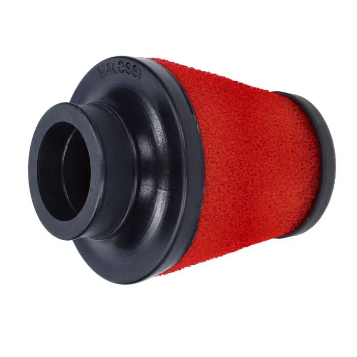Filtre à air Malossi droit conique diamètre 32-38 mm mousse rouge E17 0413537
