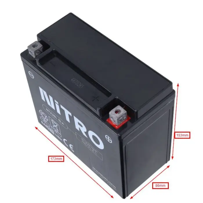 Batterie Nitro NTX20L-SLA/YTX20L-BS Gel wartungsfrei