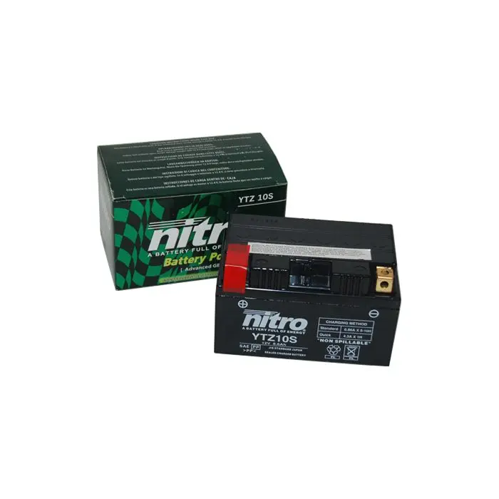 Batterie Nitro NTZ10S/YTZ10S 12V conventionnelle