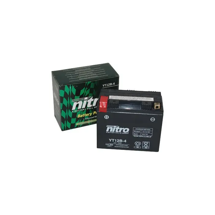 Nitro Batterie nt12b-4/yt12b-4 Lettuce/Gel