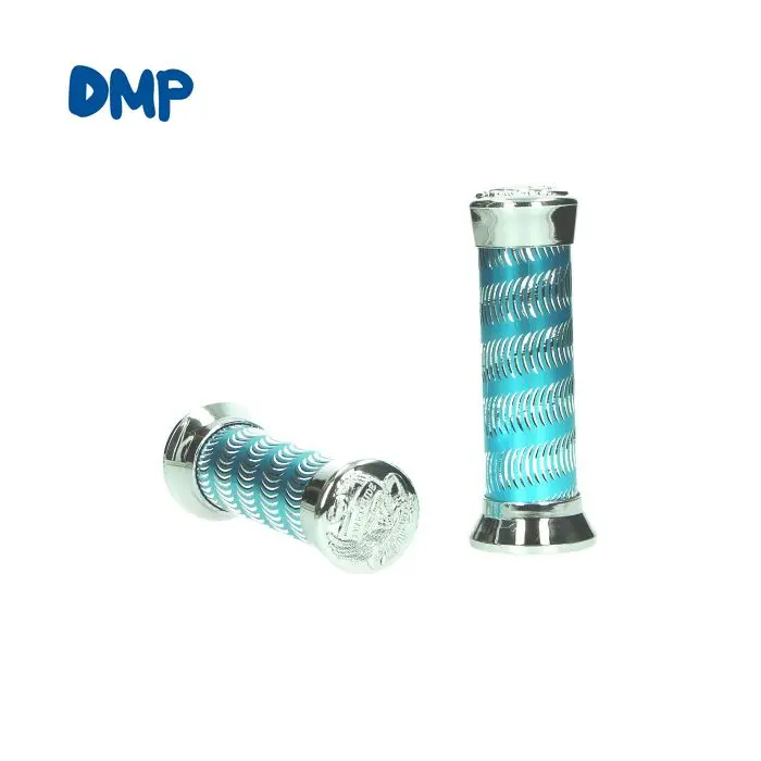 مقابض DMP خطوط كروم/أزرق عالمية — إكسسوارات المركبة