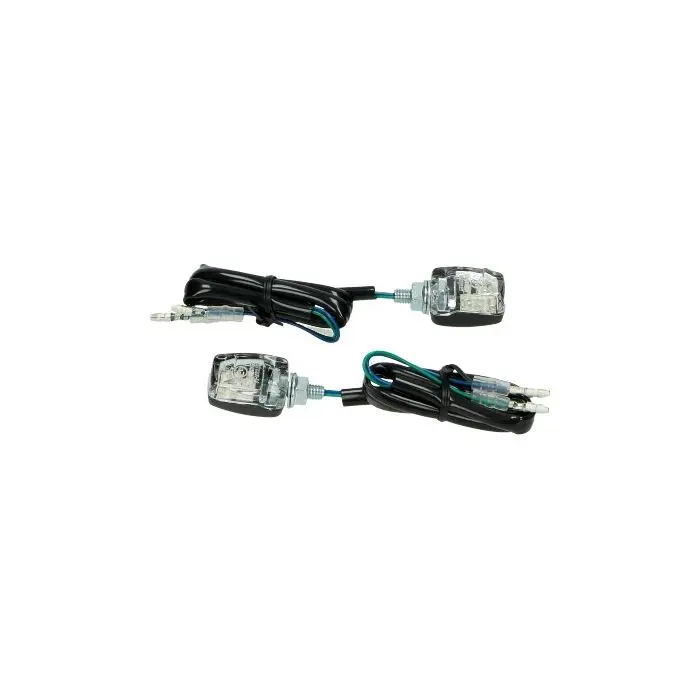 Комплект мигачи DMP Dirigé Mini стъкло бяло 30 mm хомологация E
