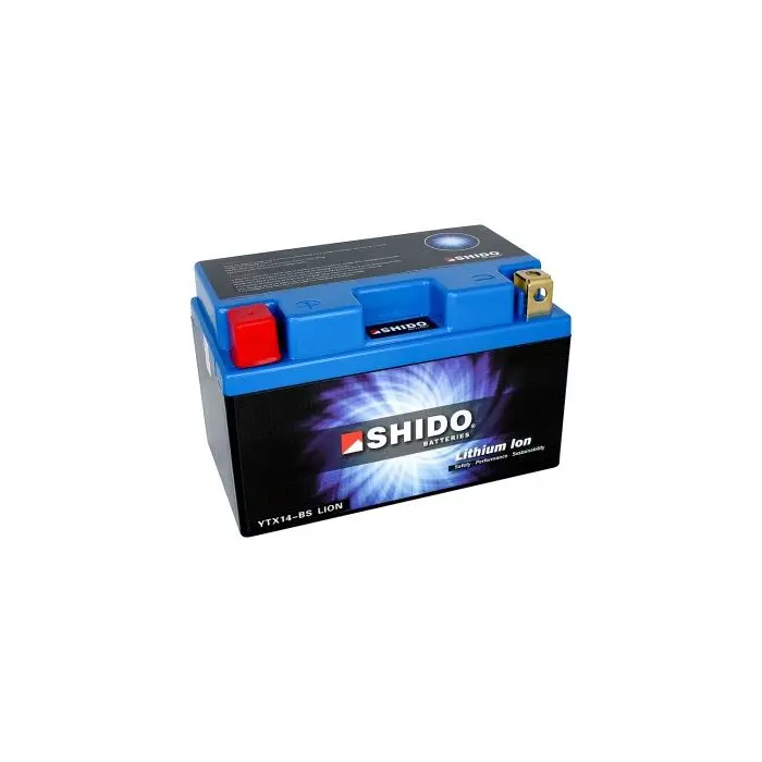 Batterie Shido ytx14-bs Lithium-Ionen u.a. für MP3 Piaggio, mp3 ltx14-bs