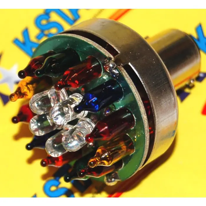 12V DMP BA15 멀티컬러 전구