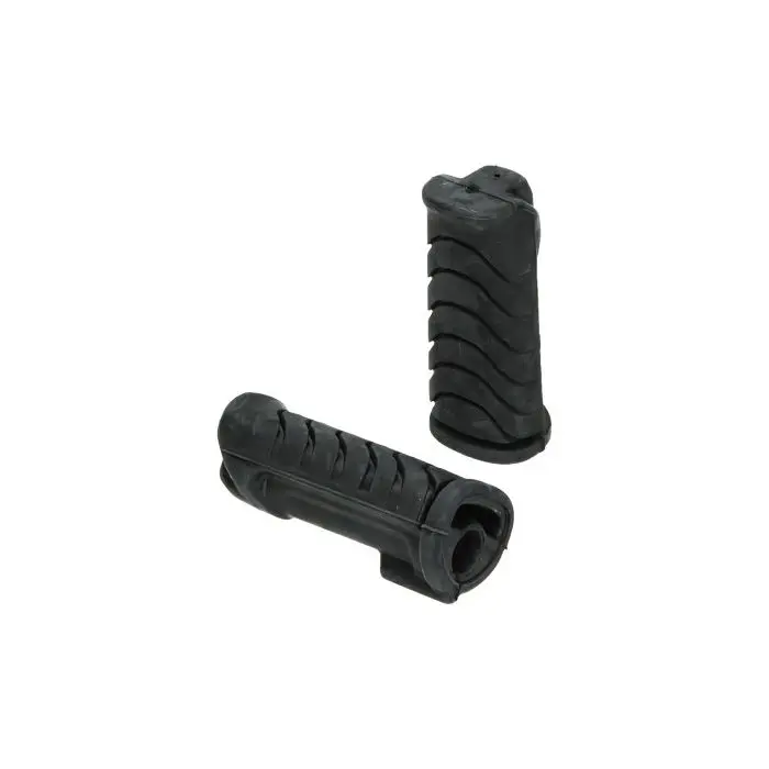 DMP 13 mm سیاہ ربر فٹ پیگ ریسٹ سیٹ Puch Maxi Fox کے لیے