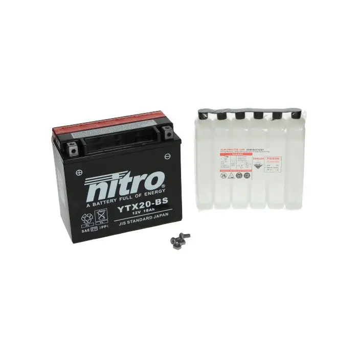 Nitro بیٹری ntx20-bs/ytx20-bs