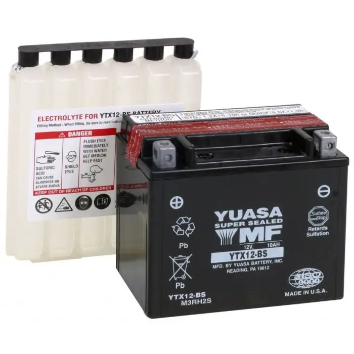 Batterie Yuasa YTX12-BS Vespa sans entretien