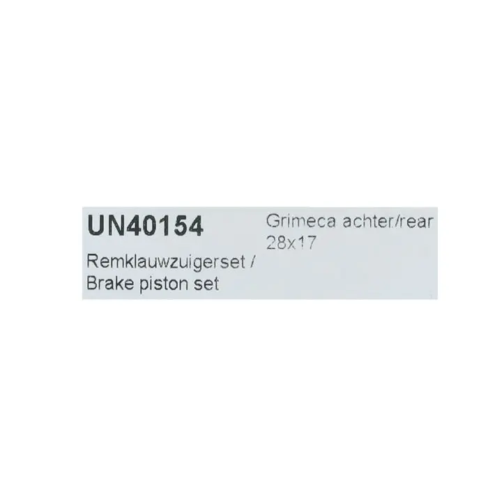 Bremssattel-Reparatursatz Grimeca hinten 28x17mm Runner — Ansicht 2