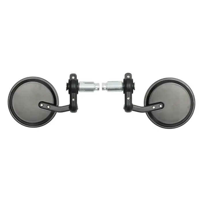 Paire de rétroviseurs DMP support de guidon bar end CNC noir GTS all mod., Sprint, Zip 4T