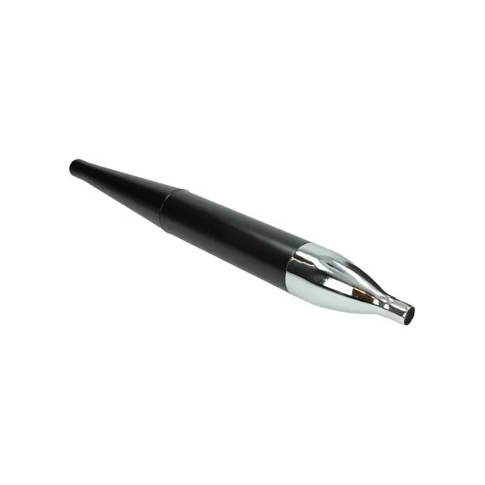 Silencieux échappement modèle cigare en vrac 32 mm noir/chrome universel