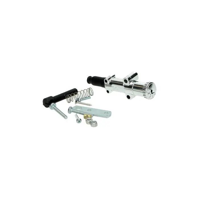 Handmatige choke met trekker Polini chroom 316.0021