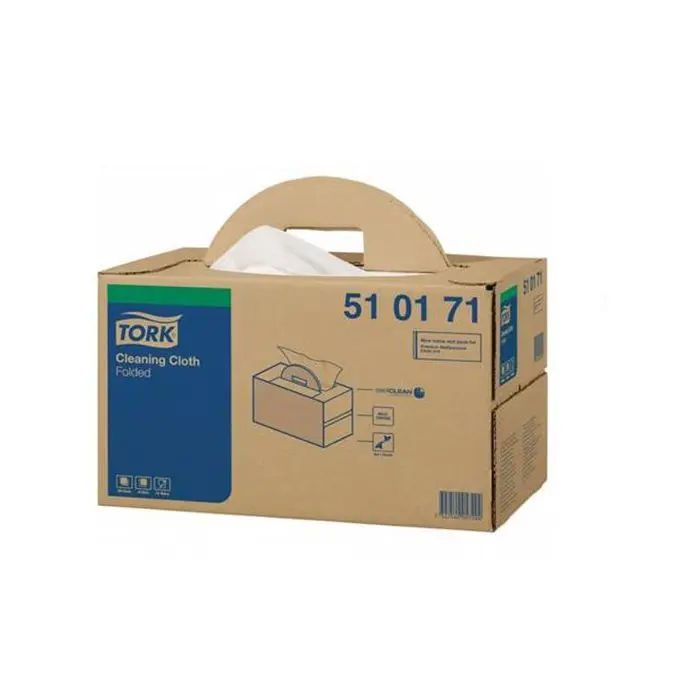 Chiffon de nettoyage polypropylène pour laque/chrome/écran 210 feuilles blanc