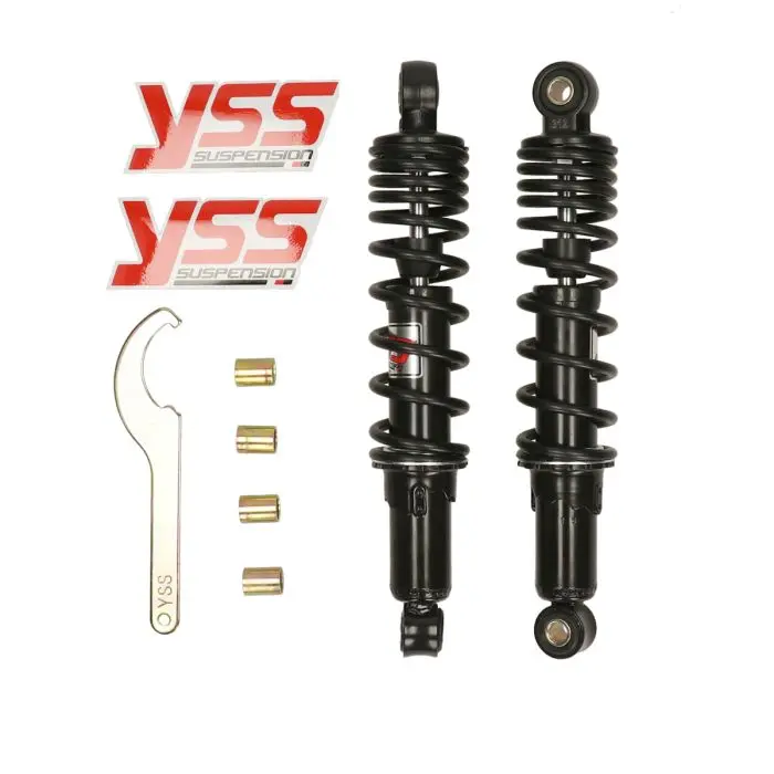 Jeu d'amortisseurs YSS PRO-X 280 mm noir Camino, Citta, Puch Maxi, Tomos RD220-280P-04-X