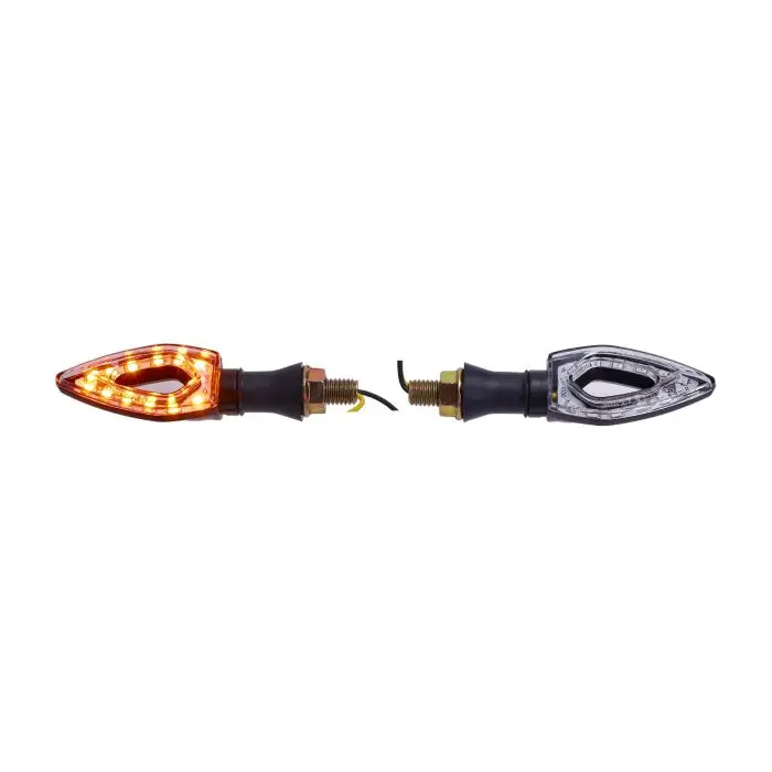 Blinkerset DMP gerichtet mini 12 LEDs Matrix Gradient Moped/Motorrad schwarz Beta RR50