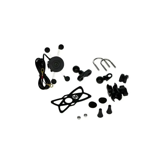 Handyhalter 12V Roller/Motorrad mit USB-Anschluss