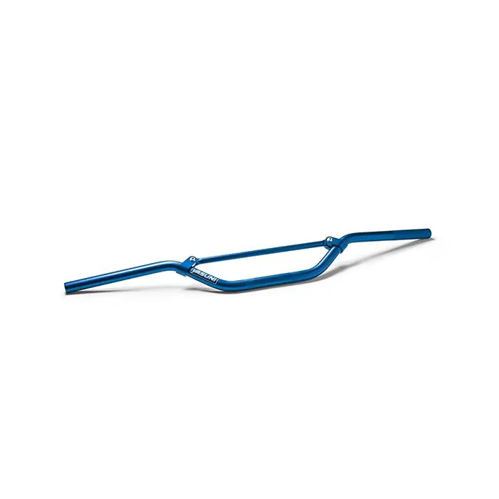 Guidon Yasuni بار ألومنيوم supermotard 22 mm أزرق