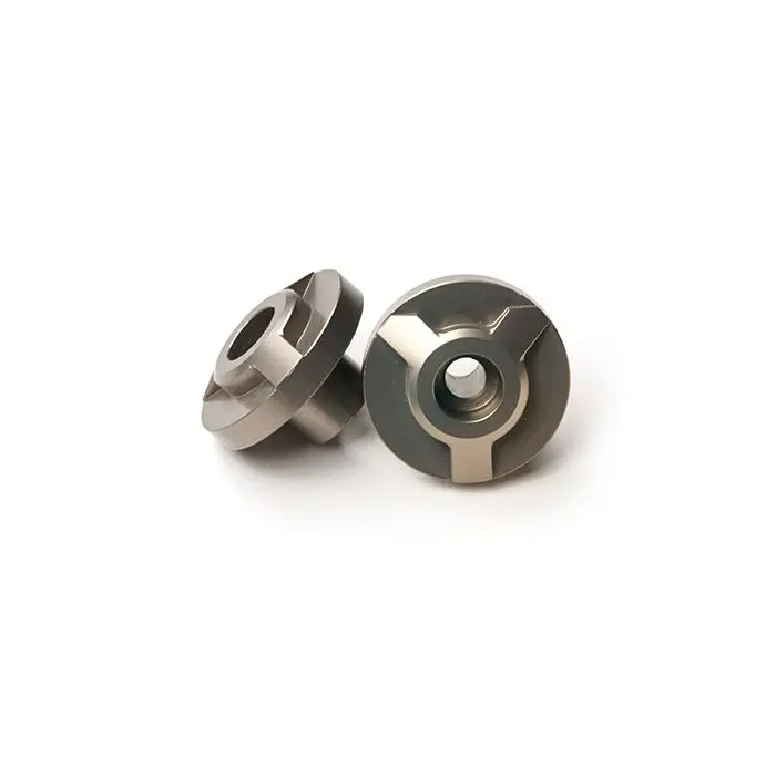 Embout de guidon Yasuni titane CNC 28,6 mm gris
