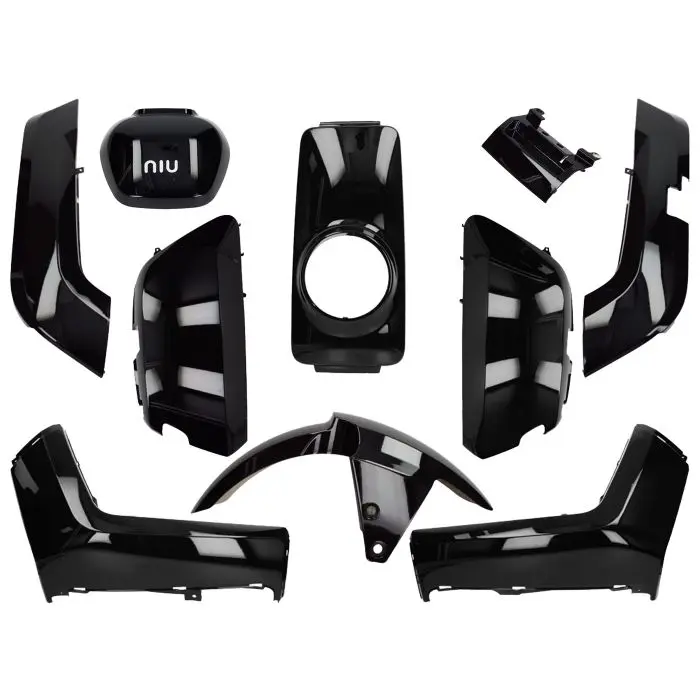 Carénage DMP NIU-N1 noir brillant 10 pièces