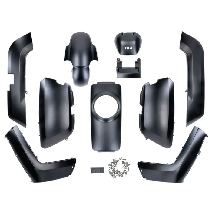 Carénage DMP NIU-N1 noir mat 10 pièces