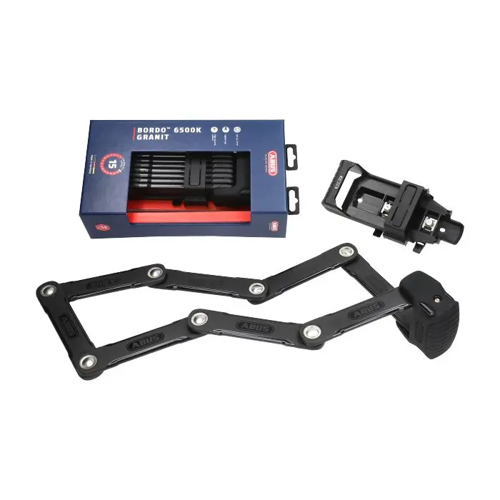 Faltschloss Abus art 2 Sterne + (Fatbike) 120 mm Fatbike 6500/120