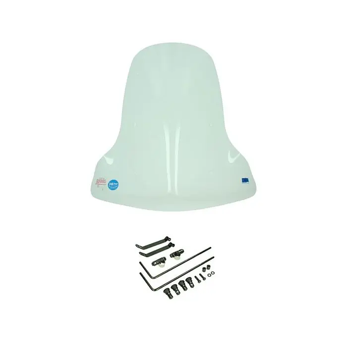 Para-brisas Regia com kit de montagem elevado Iva E-Go S3/4/5/8 transparente