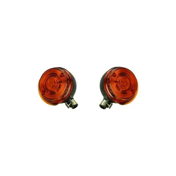 Jeu de clignotants autour noir/orange 2 pcs Simson S50/S51